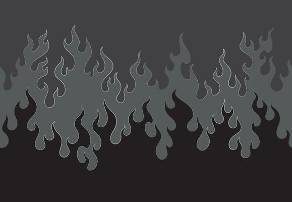 oriental flame pattern seamless wallpaper vector background