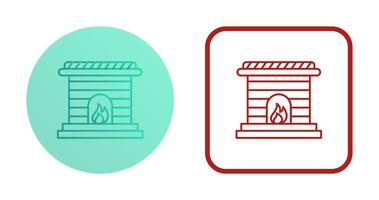 Fireplace Vector Icon