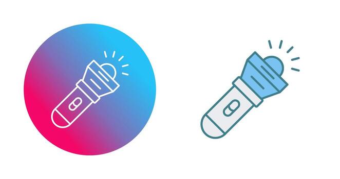 Flashlight Vector Icon