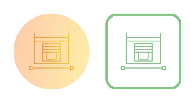 icono de vector ciego
