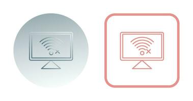 Disconnected Network Vector Icon