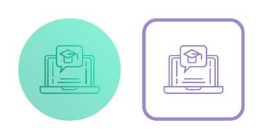 E Learning Vector Icon