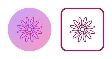 Unique Flower Vector Icon