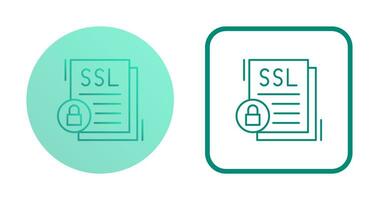 icono de vector de ssl