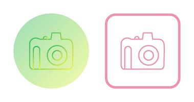 Unique DSLR Camera Vector Icon