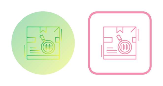 Tracking Code Vector Icon