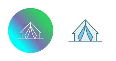 icono de vector de campamento