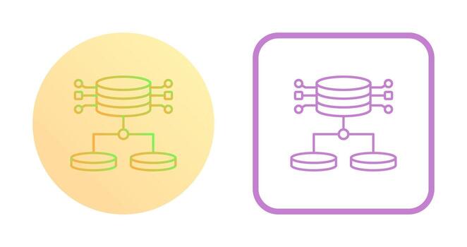 Structured Data Vector Icon