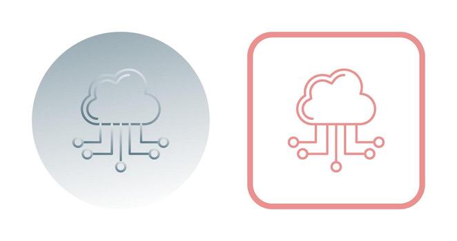 Cloud Computing Vector Icon