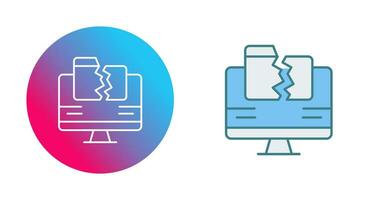 Data Loss Vector Icon