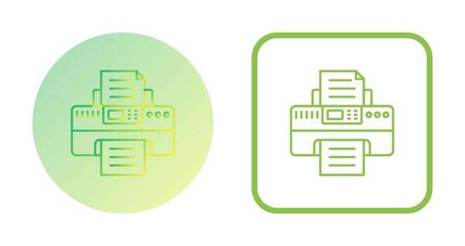 icono de vector de impresora