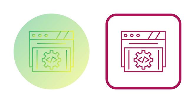 icono de vector de desarrollo