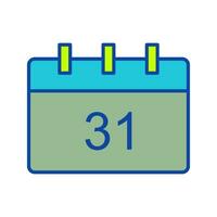 Unique Calendar Vector Icon