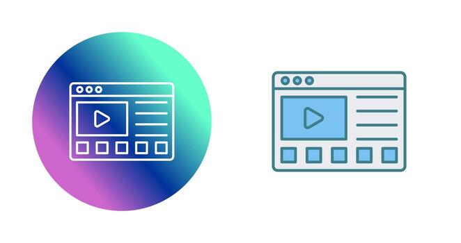 Online Tutorials Vector Icon