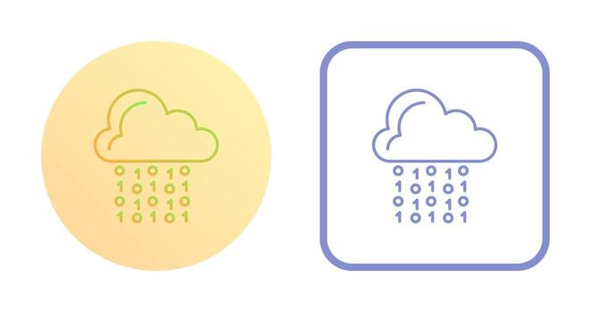 Cloud Coding Vector Icon