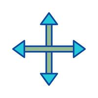 Unique Move Vector Icon