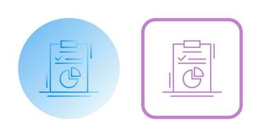 icono de vector de diagrama