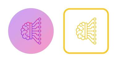 Machine Learning Vector Icon
