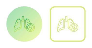 Lung Cancer Vector Icon