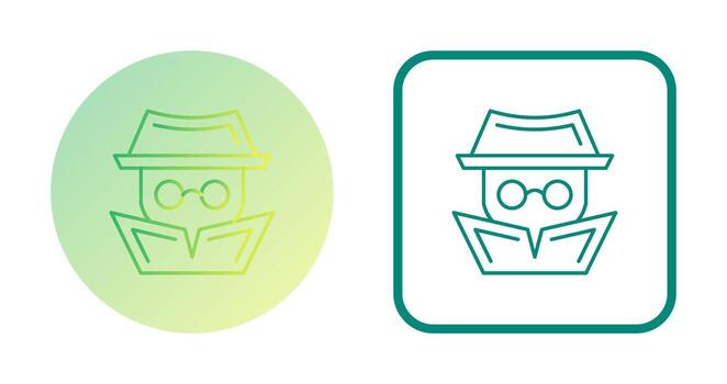 icono de vector de hacker