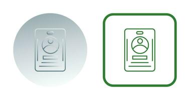 Office Card Vector Icon