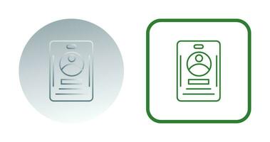 Office Card Vector Icon