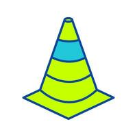 Unique Cone Vector Icon