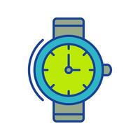 icono de vector de reloj de pulsera