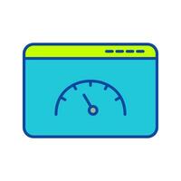 Page Speed Vector Icon