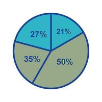 Pie Chart Vector Icon