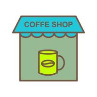 icono de vector de cafetería