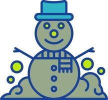 Snowman Vector Icon