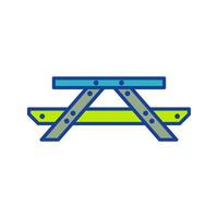 Picnic of Table Vector Icon