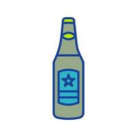 icono de vector de botella de cerveza