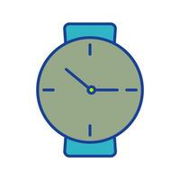 icono de vector de reloj de pulsera