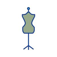 icono de vector de soporte de vestido