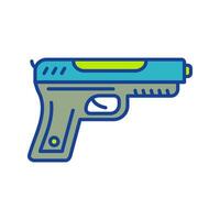 icono de vector de pistola