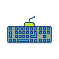 icono de vector de teclado