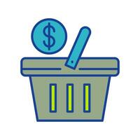 Shopping Basket Vector Icon