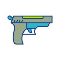 icono de vector de pistola