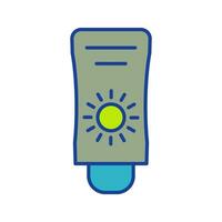 Sun Cream Vector Icon