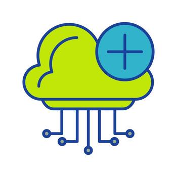 Cloud Computing Vector Icon
