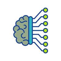 Machine Learning Vector Icon