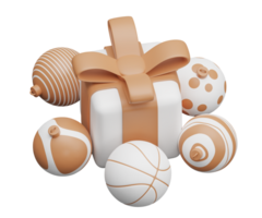 basketbal bal Kerstmis geschenk png