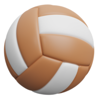 brown volleyball ball sport equipment png