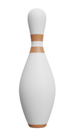 Weiß Bowling Stift Sport Ausrüstung png