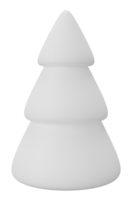 white Christmas tree png