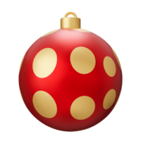 Kerstmis snuisterij bal png