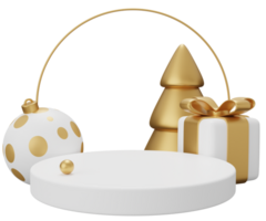 Christmas podium pedestal arch png