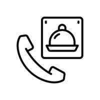 order food line icon. vector icon for your website, mobile, presentation, and logo design.